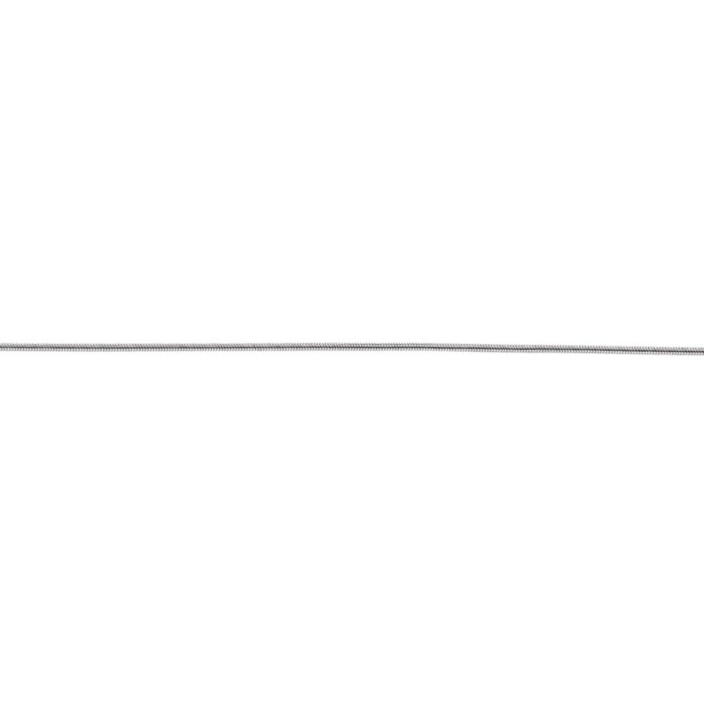 Jewelco London Sterling Silver Snake Pendant Chain Necklace 0.7Mm 18 Inch - Gvch28-18