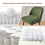 (GREEN, 2pcs) Spring Cushion Padded Bar Stool with Thick 12cm Seat 7