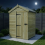 5 x 4 Apex Shed Tanalised (Single Door, No Windows) 3