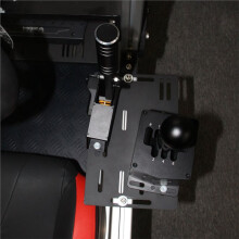 Racing Simulator Aluminum Profile Bracket for MOZA HBP Handbrake HGP Gear Shifter Lever Adapter Plate