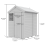 5 x 5 Apex Shed Tanalised (Single Door, No Windows) 4