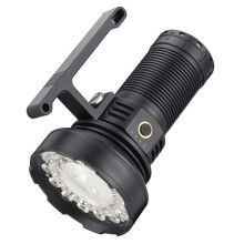 Lanterna de Alta Potência Lanterna de Busca USB Recarregável com Fonte de Luz Dupla para Camping Ao Ar Livre