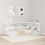 VidaXL vidaXL Storage Headboard with Shelf White 120 cm Engineered Wood 1