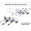 (Blue)Waterproof Plastic Pants Hanger Insert With Nonslip Grip For Storage Closet 9