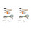 2X 3D Touch Sensor Printer Auto Bed Leveling Receptor Probe 3D Printer Parts for Mks  V3 Ender3 Pro 1