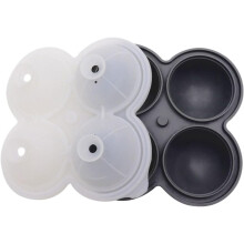 Stampo in silicone per sfere di ghiaccio, riutilizzabile, di grandi dimensioni, ideale per cocktail a base di whisky.