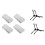 8 Pcs for MEDION MD19900/ V2 Sweeping Accessories Side Brush Filter 4