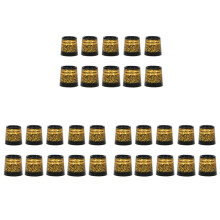 Ponteira de Golfe 30Pcs Tamanho da Ponta 0,370 Ponteira de Luva de Golfe para Ferros de Golfe AcessóRios de Hastes de Taco de Alta Qualidade Ouro