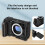 PULUZ Camera Cage Stabilizer Rig for  ZR Wood Handle Metal Camera Cage Protective Frame with Screw Hole Locating Interface 5