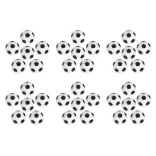 36 STÜCKE Kleine FußBall Stil Tischkugel Foosball Hartplastik Tischkugel GegenstüCk Spiel Kinder Spielzeug