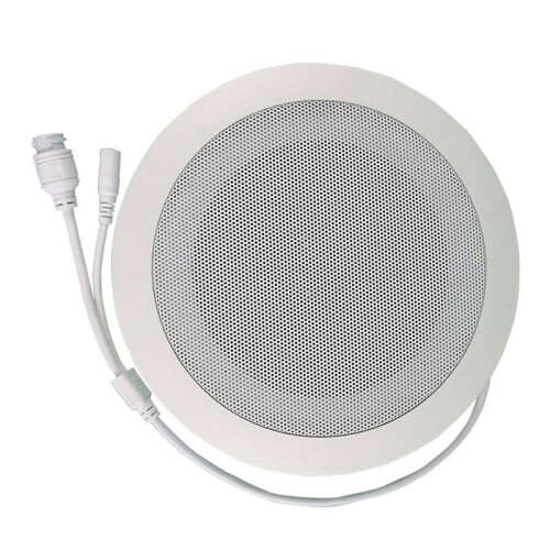3X 10W Network IP Public Address System Audio ABS Ceiling Speaker POE or DC12V 1