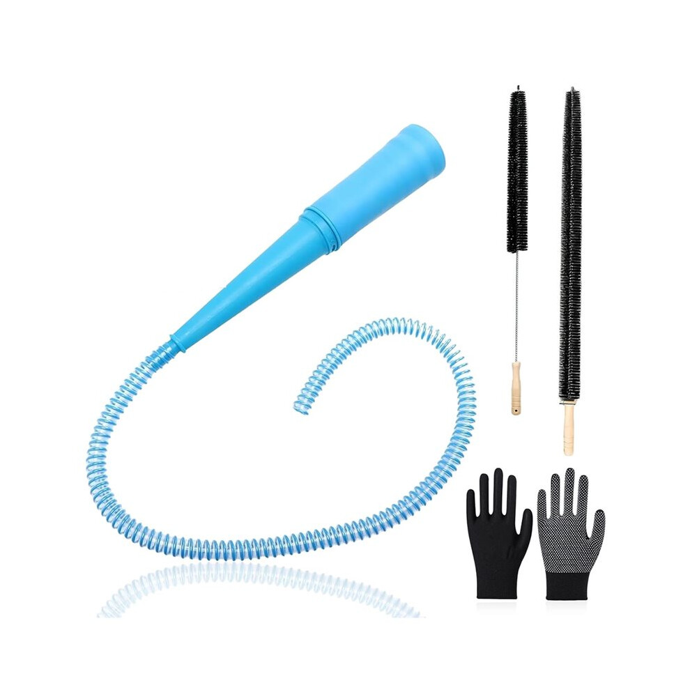 4 Pcs Dryer Vent Cleaner Kit Universal, Lint Vacuum Attachment Tumble Dryer For Power Washer For Dryers Refrigerator 6033502224937