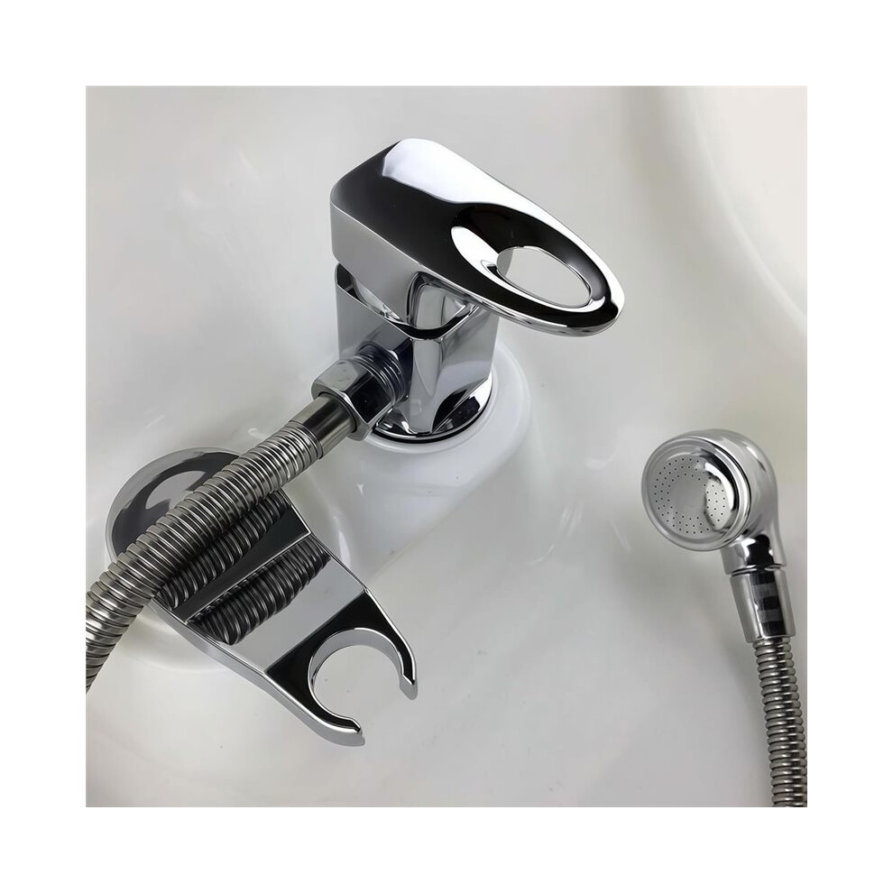 Shower Mixer Tap 1/2 Inch Single Lever Mixer Tap With Inlet Pipes Outlet Pipes And Sprinkler Set,For Motorhome 6033502228836