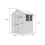 6 x 4 Apex Shed Tanalised (Single Door, No Windows) 4