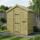 6 x 4 Apex Shed Tanalised (Single Door, No Windows) 1