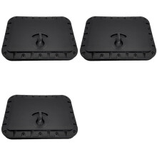 3X Marine Deck Plate Square Hatch Pull Out Handle Hatch for Boat Kayak Canoe Boat Parts Accessories