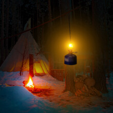2X Outdoor Camping Gas Lantern Portable Gas Light Tent Lamp Torch Hanging Lamp for Camping Hiking
