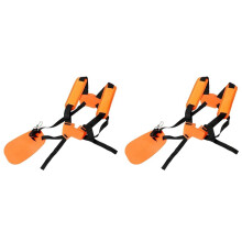 2X Alça de Ombro Universal para Aparador de Grama, Alça de Conforto para Jardim de Ombro Duplo, Cinto de Nylon para Cortador de Grama
