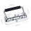 6Pcs 304 Stainless Steel Spring Handle Prop Box Tool Aluminum Box Handle Activity Handle Folding Industrial Handle 5