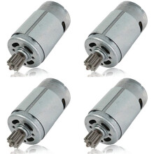 4X Universal 390 18000RPM Electric Motor RS390 6V Motor Drive Engine Accessory for Kids Ride Toys Replacement Parts