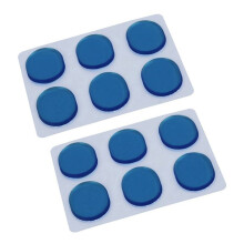 48 PCS/Set of Drum Kit Muffler Stickers Silica Gel Sticker Drum Dampeners Gel Pads Snare Drum Muffler Mute