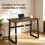 Homcom HOMCOM Industrial Writing Desk Laptop Table Home Office Study Workstation 5