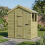 6 x 4 Apex Shed Tanalised (Single Door, With Windows) 1