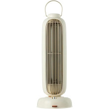 Ventilatore a torre da tavolo senza pale, oscillante, velocità multiple, bianco