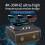Dual Pulse  , Green and Red Atmosphere Light Four-Sided Strobe Light Insect Repeller Ultrasonic Mouse Repeller 4