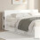 VidaXL vidaXL Headboard Cabinet with Storage White Engineered Wood 5