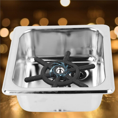 Stainless Steel Glass Rinser for Kitchen Sink - Effortless Cup Cleaning Solution 2