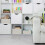 Storage Baskets 4-Piece Set - Stackable Woven Basket Paper Rope Bin Boxes for Makeup, Bathroom, Bedroom 4