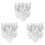 75Pcs  5Ml Glass Refillable Travel Perfume Empty Bottle Atomizer Pump Spray 2