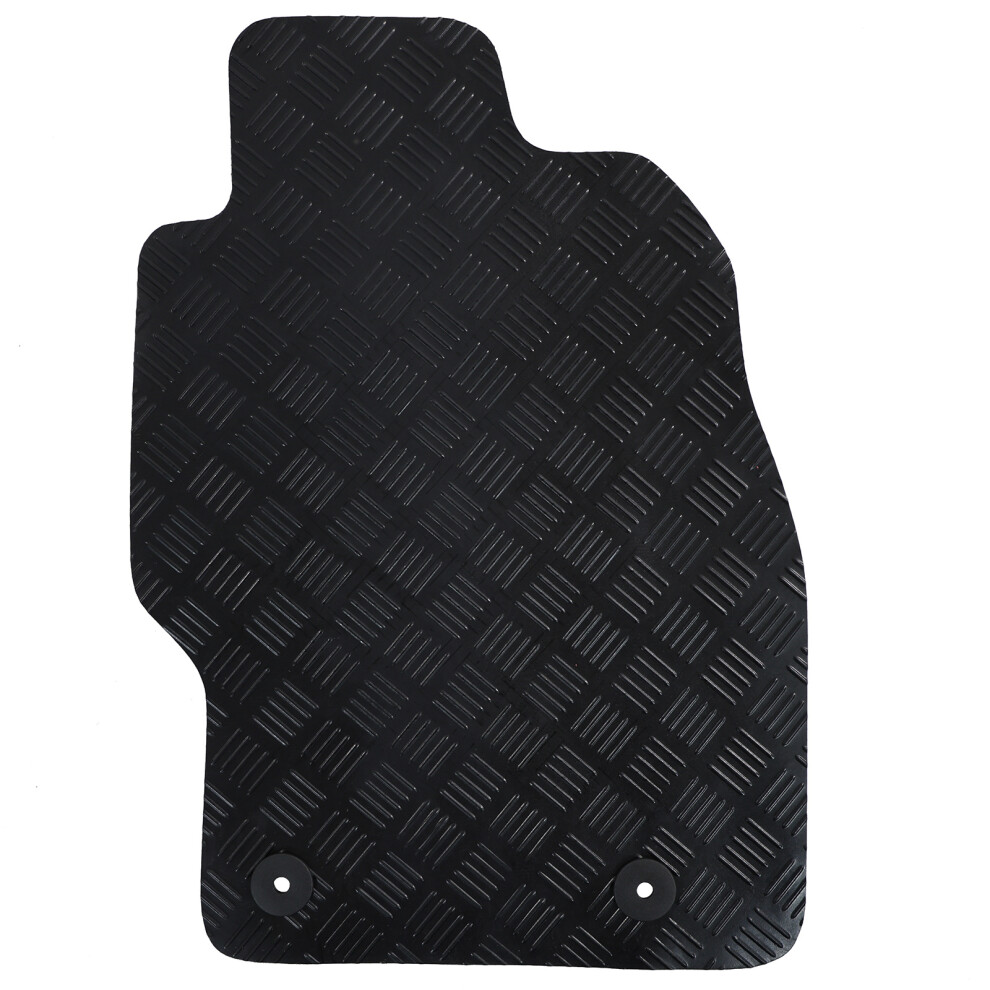 Fits Vauxhall Corsa D & E Car Floor Mat Rubber 2006 to 2019 Driver Side Only 1PC - Image 4