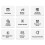 Weather Forecast Electronic Clock Multi-Functional Alarm Clock Electronic Thermometer and Hygrometer Simple Wall Clock 4