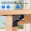 8 Pack Folding Brackets, Heavy-Duty Self-Locking Hinges with Screws, Foldable Lock Extension Support Brackets 5