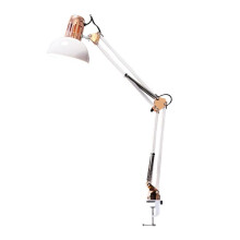 Modern E27 Bulb Led Desk Lamp with Clamp Swing Arm Desk Lamp Suitable for Rooms, Offices, and Study Lighting EU Plug