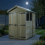 4 x 7 Apex Shed Tanalised (Double Door, With Windows) 3