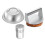 5Pcs Smashed Burger Press Kit,Cooking Burger BBQ Cookware Set,Barbecue Tool Set for Cookout, BBQ, Griddle, Grill 5
