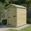 4 x 7 Apex Shed Tanalised (Single Door, No Windows) 1