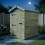 4 x 7 Apex Shed Tanalised (Single Door, No Windows) 3