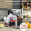 Space Efficient Drinkware Storage Rack for Slushies Maker Side Mounted Cup Lid and Straws Holder 2