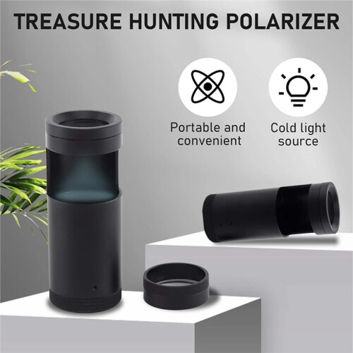 Handheld LED Polariscope for Gemological Analysis Gemstone Interference  Tool 1