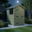 4 x 7 Apex Shed Tanalised (Single Door, With Windows) 3