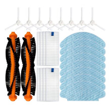 For Rowenta Explorer 20 40 45 50 / Isweep X3 Vacuum Main Brush Side Brush HEPA Filter Mop Cloth Spare Parts