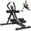 Dual Rail Ab Trainer Adjustable Core Workout Machine With LCD 1