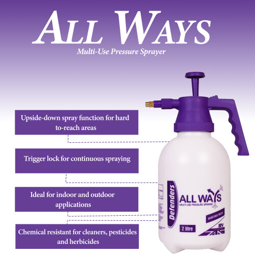 STV Multi Use Pressure Sprayer Pump Action 2L 1