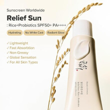 Beauty of Joseon Relief Sun Rice Probiotics SPF 50+ PA++++ Korean Sunscreen sunblock for Face Daily
