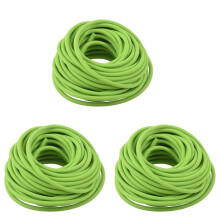 3X Tubing Exercise Rubber Resistance Band Catapult Dub Slingshot Elastic, Green 10M