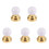 5X 1:12 Dolls House Miniature Globe White Ceiling LED Light Lighting Lamp with Battery 1